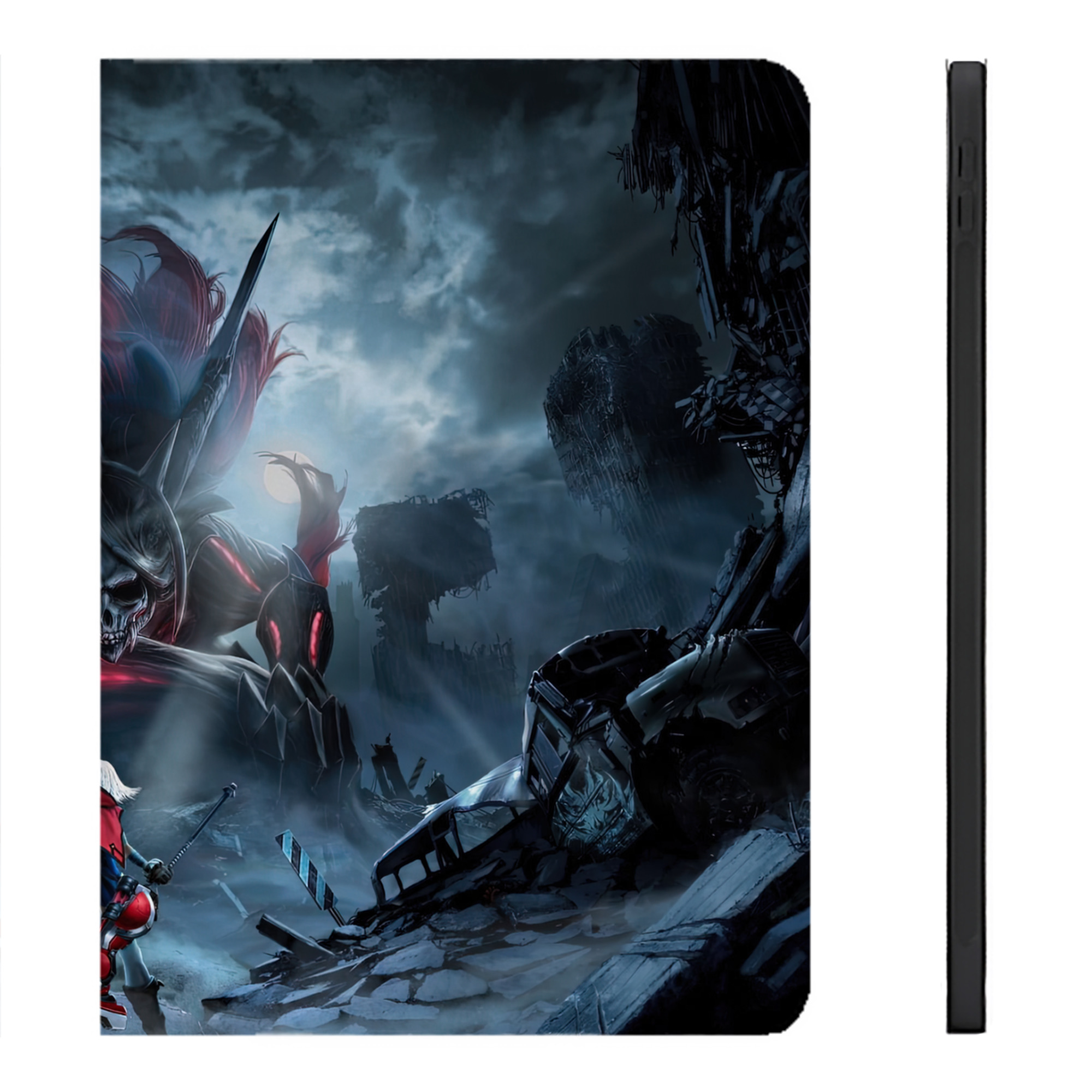 （画像用） Deadpool デッドプール IPadケース ペンホルダー付き ブックスタイルデザイン